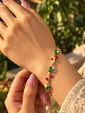 Tulip(Emerald Ruby Vine Bracelet)