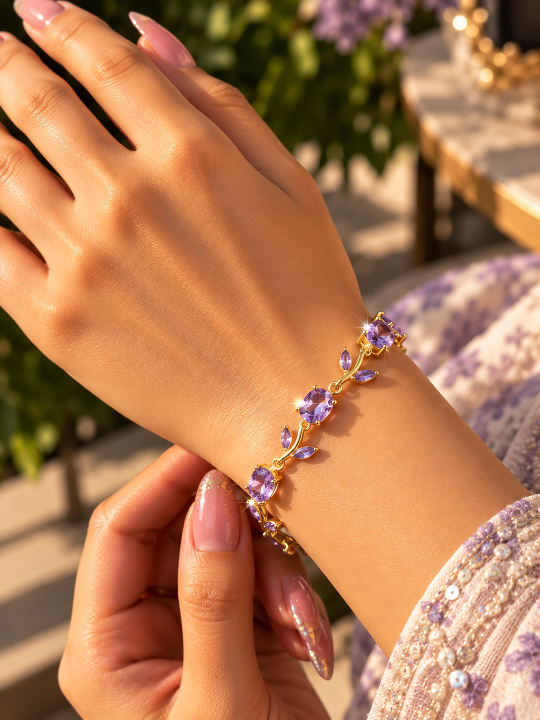 Tulip (Amethyst Vine Bracelet)