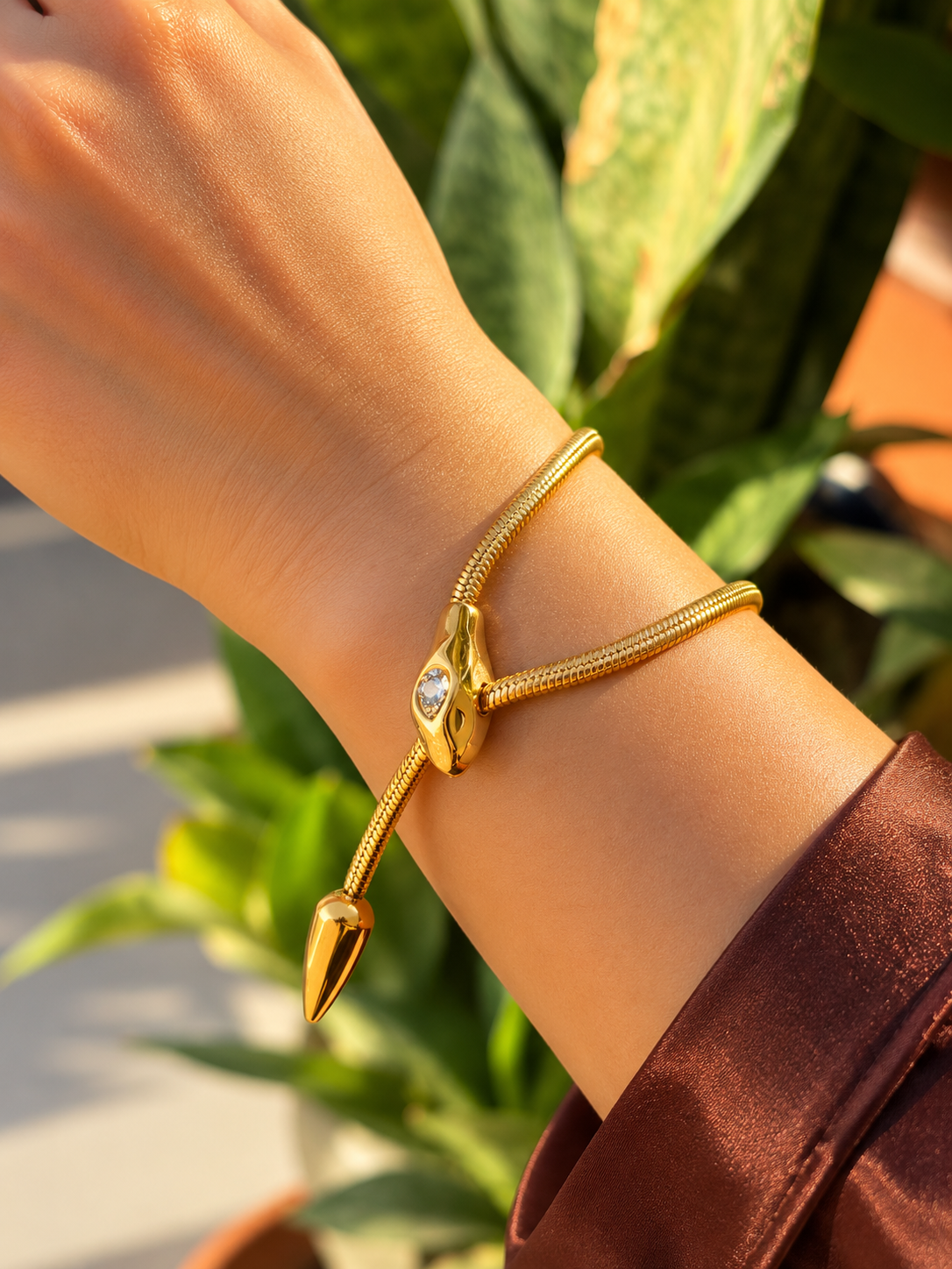 Golden snake Bracelet