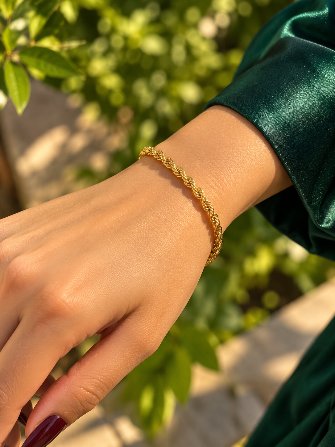 Golden Rope Bracelet