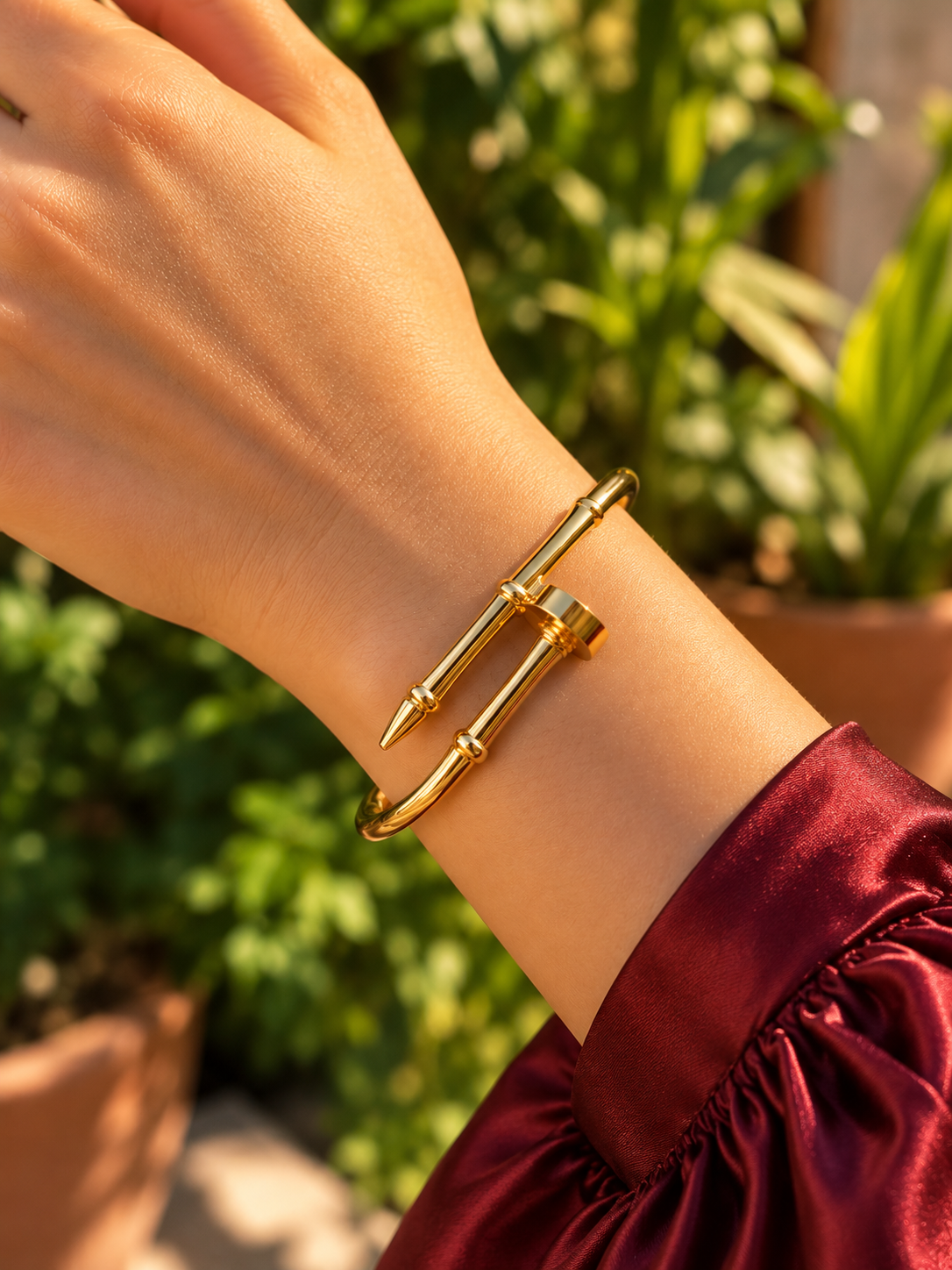 Nail style kada Bracelet