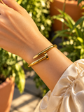 Golden Nail kada Bracelet