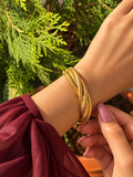 2in1 convertable snake (necklace and bracelet) gold