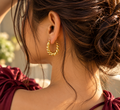 Golden Classic Hoop Earrings